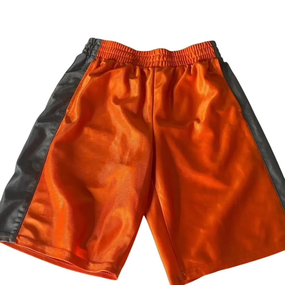 Athletic Works boys M 8 bright orange with gray side panels